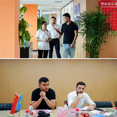 Kazahstanski klijent u poseti Zhen'an grupi 3. juna 2024