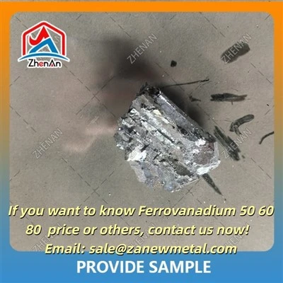 80% Ferro Vanadium 50-100 mm Grudice